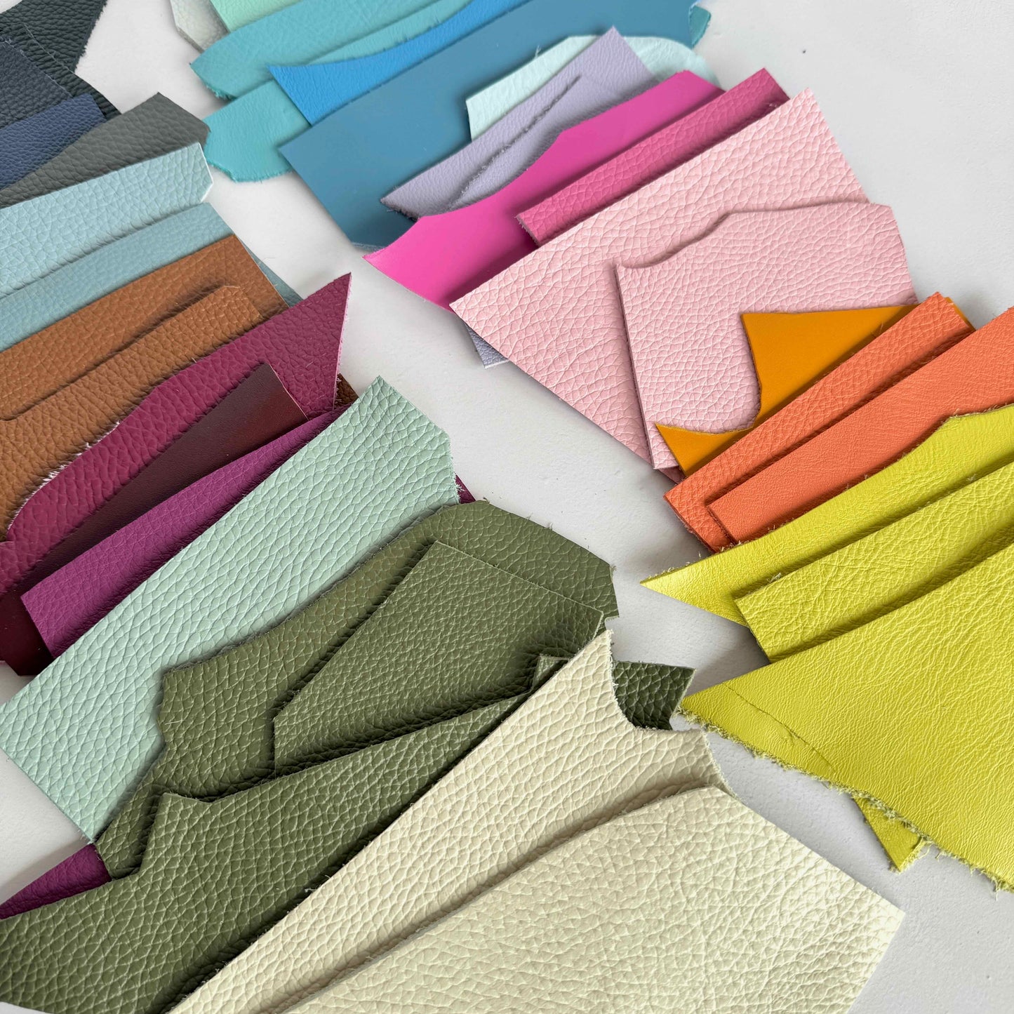 Cowhide Leather Scrap Bags