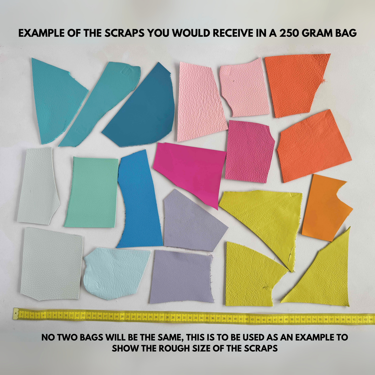 Cowhide Leather Scrap Bags