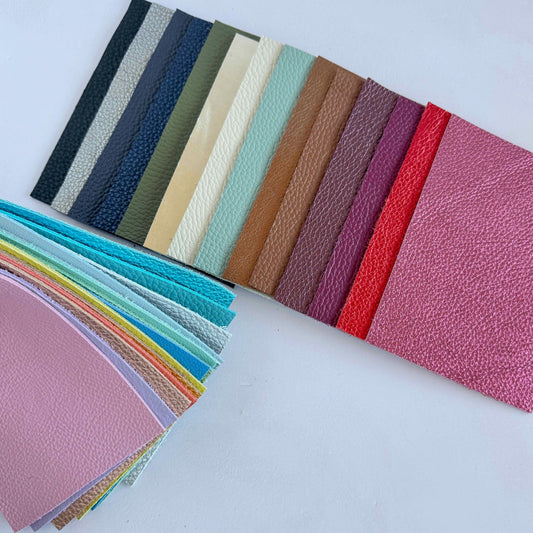 A6 Full Grain Italian Cowhide Leather Sheets & Panels | 1.2 - 14mm Thickness