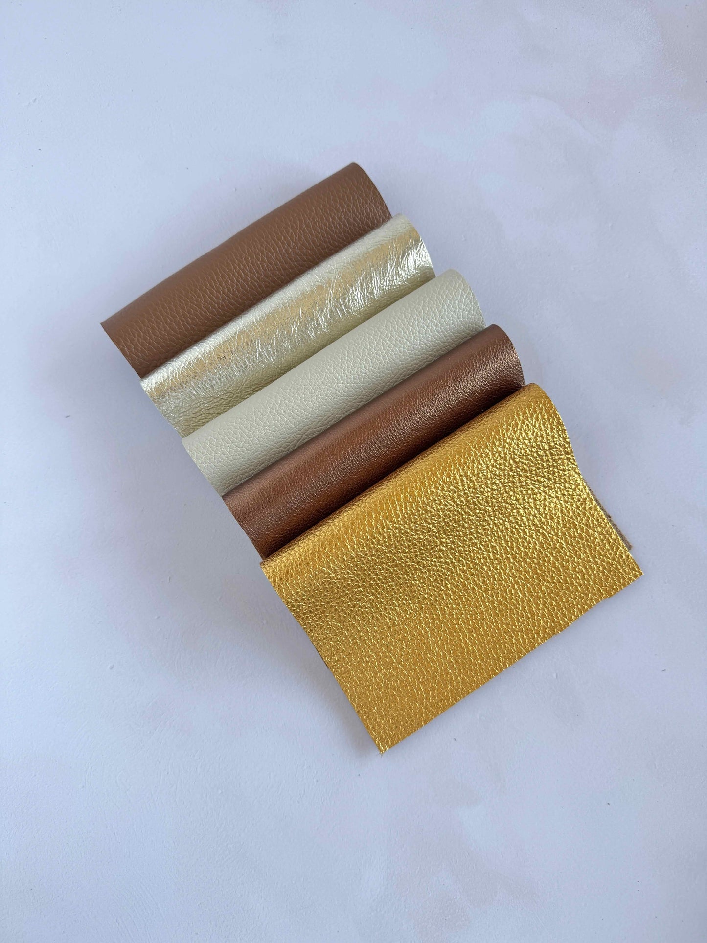 Tan Leather Sheet Bundle
