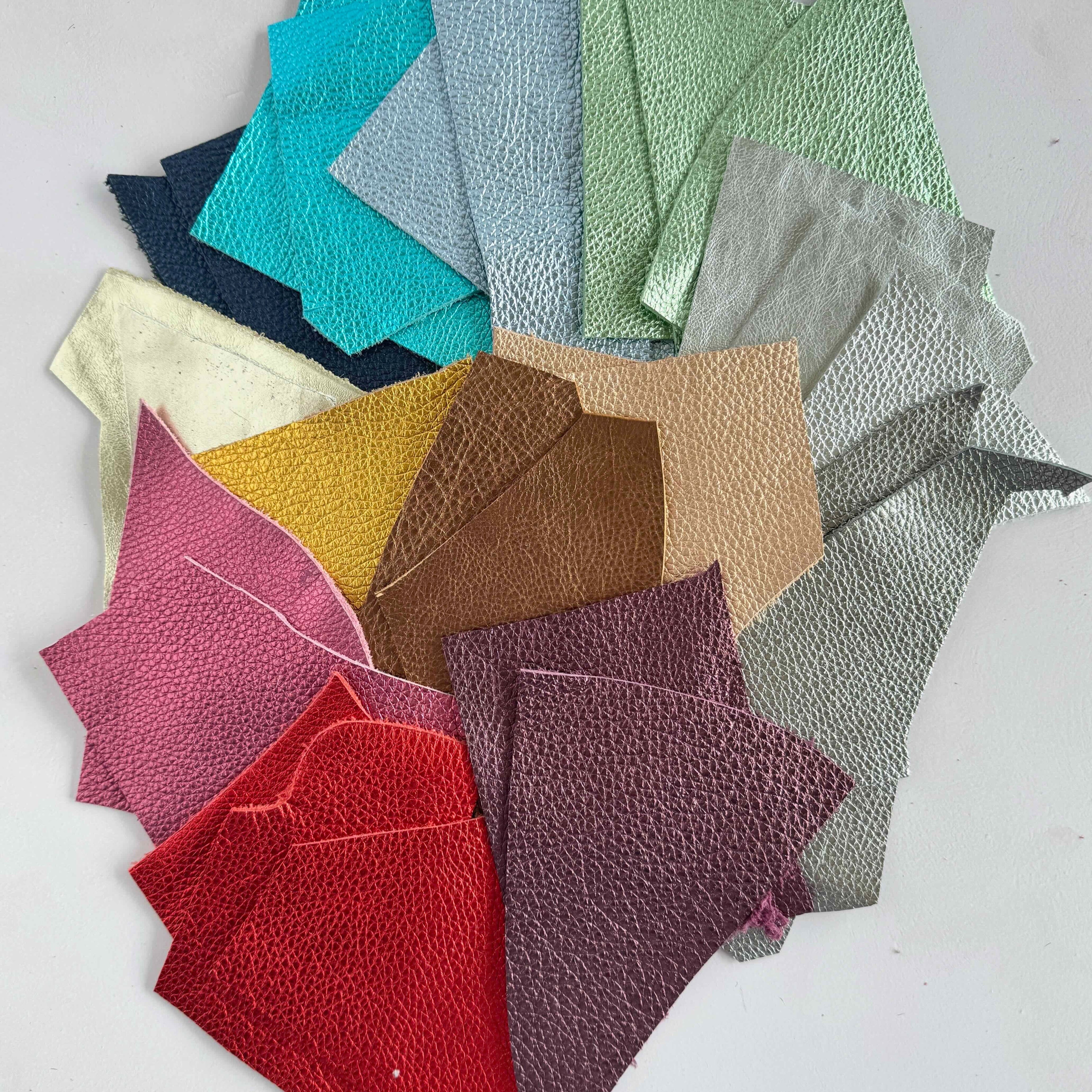 Metallic Leather Sheets & Scraps