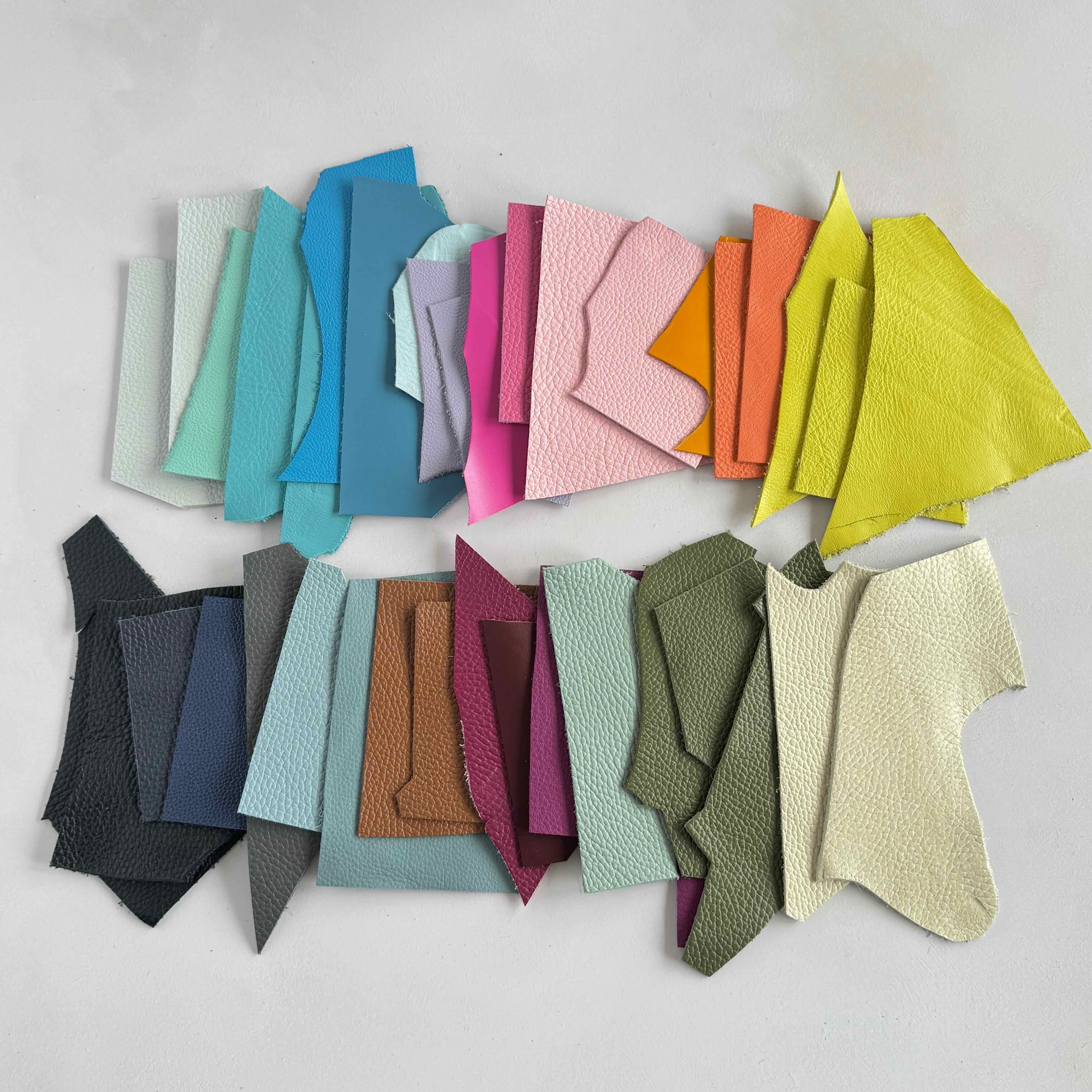 Cowhide Leather Scrap Bags