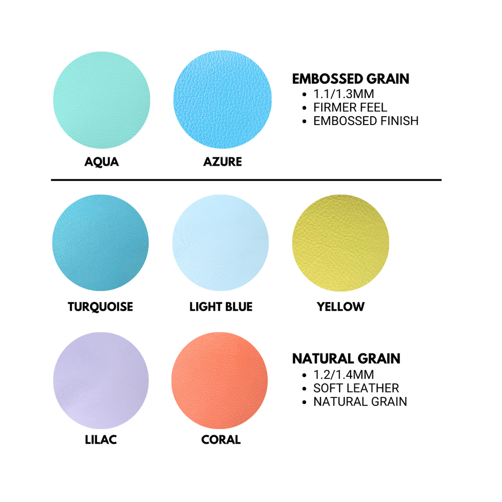 A3 Leather Sheets - Full Grain Italian Cowhide